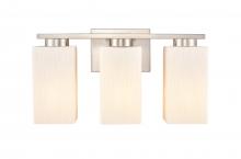  419-3W-SN-G4191 - Juneau - 3 Light - 17 inch - Satin Nickel - Bath Vanity Light