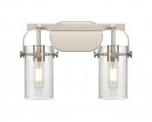 Innovations Lighting 423-2W-SN-G423-7SDY - Pilaster - 2 Light - 15 inch - Brushed Satin Nickel - Bath Vanity Light