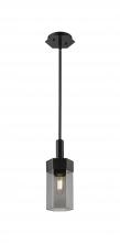  427-1S-BK-G427-9SM - Claverack - 1 Light - 6 inch - Matte Black - Pendant