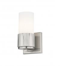  428-1W-SN-G428-7WH - Bolivar - 1 Light - 5 inch - Satin Nickel - Sconce