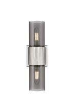  428-2WL-SN-G428-7SM - Bolivar - 2 Light - 5 inch - Satin Nickel - Bath Vanity Light