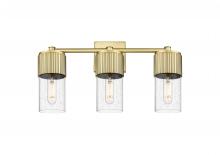  428-3W-BB-G428-7SDY - Bolivar - 3 Light - 21 inch - Brushed Brass - Bath Vanity Light