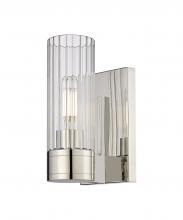  429-1W-PN-G429-8CL - Empire - 1 Light - 5 inch - Polished Nickel - Sconce