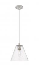 Innovations Lighting 434-1P-SN-GBC-84 - Crown Point - 1 Light - 8 inch - Satin Nickel - Pendant