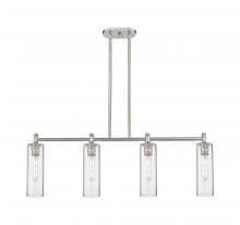  434-4I-SN-G434-12SDY - Crown Point - 4 Light - 44 inch - Satin Nickel - Island Light