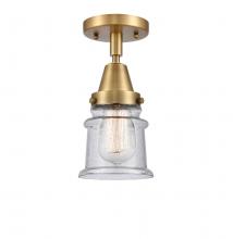  447-1C-BB-G184S - Canton - 1 Light - 6 inch - Brushed Brass - Flush Mount