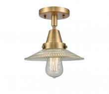  447-1C-BB-G2 - Halophane - 1 Light - 9 inch - Brushed Brass - Flush Mount