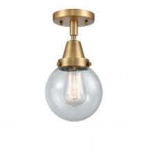  447-1C-BB-G204-6 - Beacon - 1 Light - 6 inch - Brushed Brass - Flush Mount