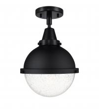  447-1C-BK-HFS-84-BK - Hampden - 1 Light - 9 inch - Matte Black - Flush Mount