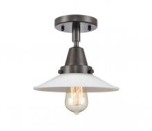  447-1C-OB-G1 - Halophane - 1 Light - 9 inch - Oil Rubbed Bronze - Flush Mount