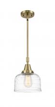  447-1S-AB-G713 - Bell - 1 Light - 8 inch - Antique Brass - Mini Pendant