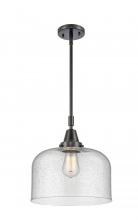  447-1S-BK-G74-L - Bell - 1 Light - 12 inch - Matte Black - Mini Pendant