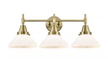  447-3W-AB-G4471 - Caden - 3 Light - 26 inch - Antique Brass - Bath Vanity Light