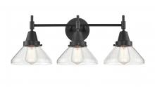  447-3W-BK-G4474 - Caden - 3 Light - 26 inch - Matte Black - Bath Vanity Light