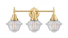  447-3W-SG-G534 - Oxford - 3 Light - 26 inch - Satin Gold - Bath Vanity Light