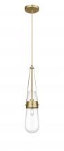 Innovations Lighting 452-1P-BB-G452-4CL - Milan - 1 Light - 4 inch - Brushed Brass - Pendant