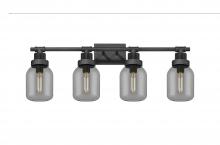  472-4W-WZ-G472-6SM - Somers - 4 Light - 33 inch - Weathered Zinc - Bath Vanity Light