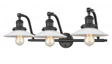  515-3W-OB-G1 - Halophane - 3 Light - 28 inch - Oil Rubbed Bronze - Bath Vanity Light