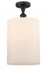  516-1C-OB-G111-L - Cobbleskill - 1 Light - 9 inch - Oil Rubbed Bronze - Semi-Flush Mount