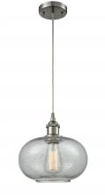  516-1P-SN-G247 - Gorham - 1 Light - 10 inch - Brushed Satin Nickel - Cord hung - Mini Pendant