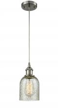  516-1P-SN-G259 - Caledonia - 1 Light - 5 inch - Brushed Satin Nickel - Cord hung - Mini Pendant