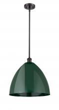  516-1S-OB-MBD-16-GR - Plymouth - 1 Light - 16 inch - Oil Rubbed Bronze - Pendant