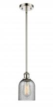  516-1S-PN-G257 - Caledonia - 1 Light - 5 inch - Polished Nickel - Mini Pendant