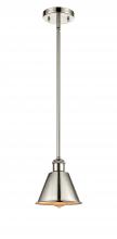  516-1S-PN-M8 - Smithfield - 1 Light - 7 inch - Polished Nickel - Mini Pendant