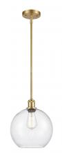  516-1S-SG-G124-10 - Athens - 1 Light - 10 inch - Satin Gold - Mini Pendant