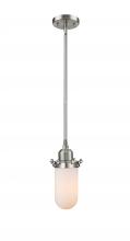  516-1S-SN-CE231-W - Kingsbury - 1 Light - 4 inch - Brushed Satin Nickel - Mini Pendant