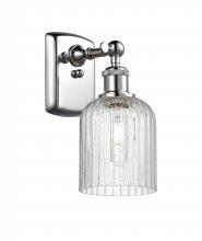  516-1W-PC-G559-5SDY - Bridal Veil - 1 Light - 5 inch - Polished Chrome - Sconce