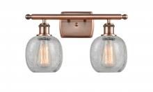  516-2W-AC-G105 - Belfast - 2 Light - 16 inch - Antique Copper - Bath Vanity Light