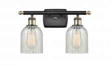  516-2W-BAB-G2511 - Caledonia - 2 Light - 15 inch - Black Antique Brass - Bath Vanity Light