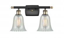  516-2W-BAB-G2811 - Hanover - 2 Light - 16 inch - Black Antique Brass - Bath Vanity Light