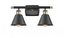  516-2W-BAB-M8 - Smithfield - 2 Light - 17 inch - Black Antique Brass - Bath Vanity Light