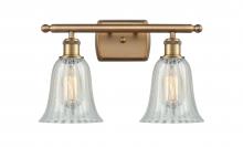  516-2W-BB-G2811 - Hanover - 2 Light - 16 inch - Brushed Brass - Bath Vanity Light