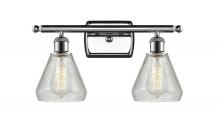  516-2W-PC-G275 - Conesus - 2 Light - 16 inch - Polished Chrome - Bath Vanity Light