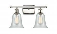 Innovations Lighting 516-2W-PN-G2812 - Hanover - 2 Light - 16 inch - Polished Nickel - Bath Vanity Light