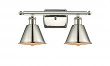  516-2W-PN-M8 - Smithfield - 2 Light - 17 inch - Polished Nickel - Bath Vanity Light