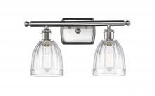  516-2W-SN-G442 - Brookfield - 2 Light - 16 inch - Brushed Satin Nickel - Bath Vanity Light