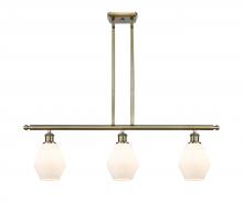  516-3I-AB-G651-6 - Cindyrella - 3 Light - 36 inch - Antique Brass - Cord hung - Island Light