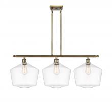  516-3I-AB-G652-12 - Cindyrella - 3 Light - 39 inch - Antique Brass - Cord hung - Island Light