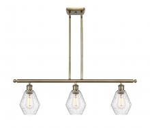  516-3I-AB-G654-6 - Cindyrella - 3 Light - 36 inch - Antique Brass - Cord hung - Island Light