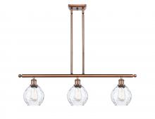 Innovations Lighting 516-3I-AC-G362-LED - Waverly - 3 Light - 36 inch - Antique Copper - Cord hung - Island Light