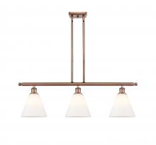  516-3I-AC-GBC-81 - Berkshire - 3 Light - 36 inch - Antique Copper - Cord hung - Island Light