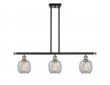  516-3I-BAB-G105 - Belfast - 3 Light - 36 inch - Black Antique Brass - Cord hung - Island Light