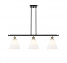  516-3I-BAB-GBC-81 - Berkshire - 3 Light - 36 inch - Black Antique Brass - Cord hung - Island Light