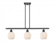  516-3I-BK-G461-6 - Norfolk - 3 Light - 36 inch - Matte Black - Cord hung - Island Light