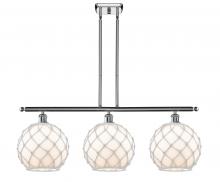 Innovations Lighting 516-3I-PC-G121-10RW - Farmhouse Rope - 3 Light - 37 inch - Polished Chrome - Cord hung - Island Light