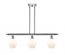  516-3I-PC-G651-6 - Cindyrella - 3 Light - 36 inch - Polished Chrome - Cord hung - Island Light